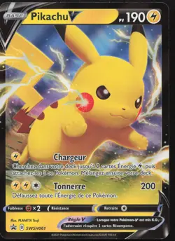 Carte Pokemon Pikachu-V SWSH061 Promo SWSH Francais - Image 1