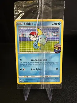 Sobble on the Ball, Futsal Promo, Pokemon, NM Sealed - Image 1