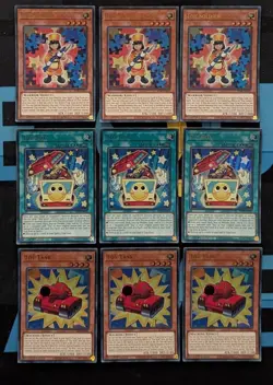 Toy Box Complete Deck Core 9 Cards BLTR EN021 EN022 EN023 1st Ed YuGiOh Bundle - Image 1