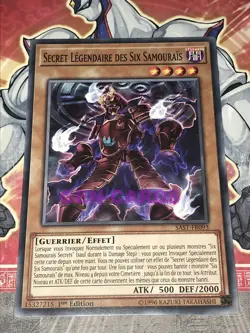Carte YU GI OH SECRET LEGENDAIRE DES SIX SAMOURAIS SAST-FR093 x 2 - Image 1