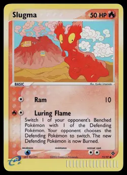 Pokemon Card - Slugma Dragon 72/97 Reverse Holo - Image 1