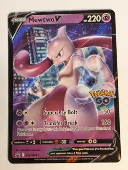 Mewtwo V SWSH223 SWSH: Sword & Shield Promo Cards Holo NM - Image 1