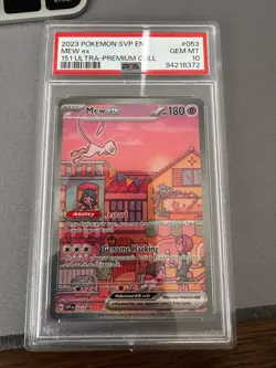 Pokemon TCG UPC 151 Mew ex 053 Sv: Scarlet & Violet Promo Card Holo PSA 10! - Image 1
