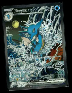 Pokemon TCG - Kingdra ex 131 Scarlet & Violet Promo Card Alt Art Holo | NM - Image 1