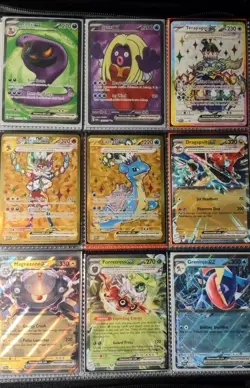 Pokemon cards in Pokeball binder. ONLY holos and higher. EX, V/VMAX, RARES, etc - Image 4
