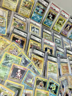 PSA/CGC VINTAGE HOLO WOTC POKEMON SLAB + 16 CARD VINTAGE HOLO PACK🔥 - Image 3