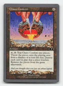 Chaos Confetti Unglued Magic The Gathering MTG Card - Image 1