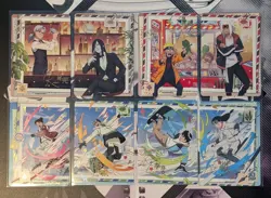 Complete Series 2 Set of PU 1-8 Super Rare Holo foil Cards Naruto Kayou CCG TCG - Image 1