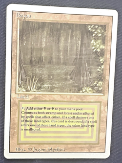 MTG 1994 Bayou Revised Edition PLAYED - Image 1