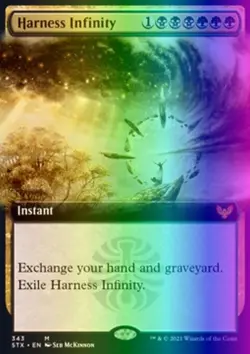 MTG Harness Infinity (343/447) Strixhaven School of Mages NM FOIL - Image 1
