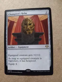 Champion's Helm Commander Masters NM MTG - Image 1