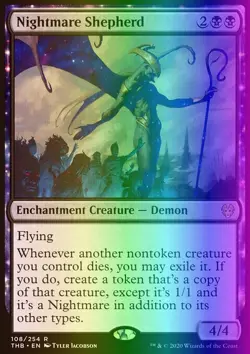MTG Nightmare Shepherd (108p/136) Theros Beyond Death Promos LP FOIL - Image 1