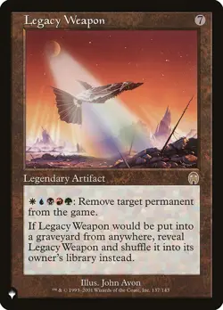 MTG Magic the Gathering Legacy Weapon (883/1104) The List NM - Image 1