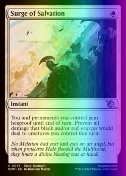 MTG Magic the Gathering Surge of Salvation (41/548) March of the Machine LP FOIL - Image 1