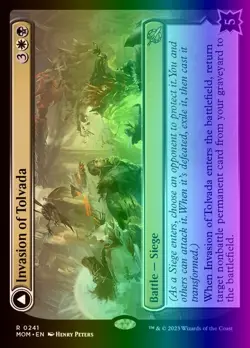 MTG Invasion of Tolvada (241/548) March of the Machine LP FOIL - Image 1