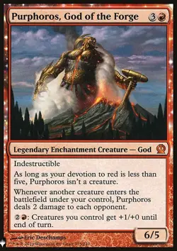 MTG Purphoros, God of the Forge (1029/1703) Mystery Booster NM - Image 1
