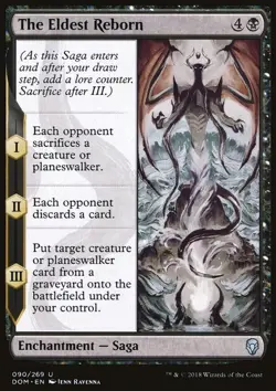 MTG Magic the Gathering The Eldest Reborn (90/296) Dominaria NM - Image 1
