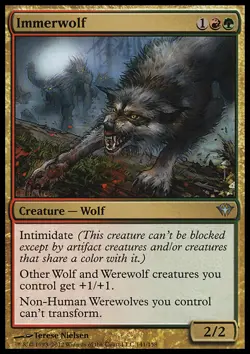 MTG Magic the Gathering Immerwolf (141/175) Dark Ascension NM - Image 1