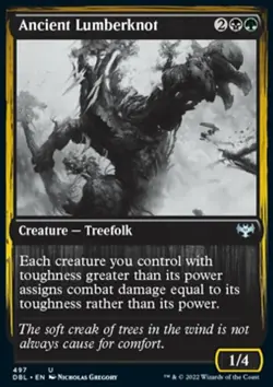 MTG Ancient Lumberknot (497/633) Innistrad Double Feature NM - Image 1
