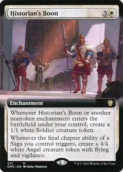 MTG Magic the Gathering Historian's Boon (71/265) Dominaria United Commander NM - Image 1