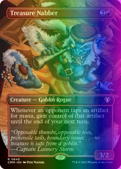 MTG Magic the Gathering Treasure Nabber (645/1173) Commander Masters NM FOIL - Image 1