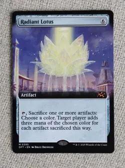 MTG Radiant Lotus (Extended Art) - 395 / English / Near Mint - Image 1