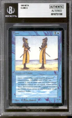 Magic MTG Beta Clone BGS AA MODERATELY PLAYED MP Inked Corners INK - Image 1