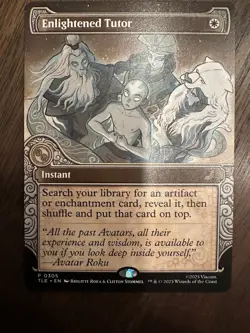 Enlightened Tutor : MTG *Showcase* Avatar: The Last Airbender TLC #0305 / NM - Image 1