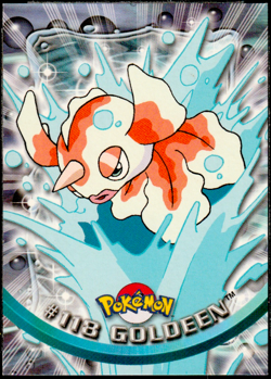 2000 Topps Pokemon TV Animation Edition Series 3 Non Holo #118 Goldeen - Image 1