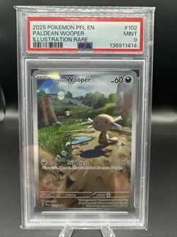 Paldean Wooper IR 102/94 2025 Pokemon Phantasmal Flames EN - Image 1