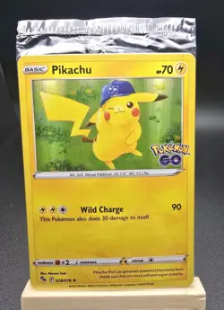 Pokemon Pikachu 28/78 Pokemon Go Promo Sealed - Image 1