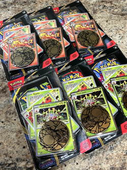 Pokemon TCG Phantasmal Flames Mega Evolution Blister Hydrapple Blaziken LOT 6 FS - Image 1