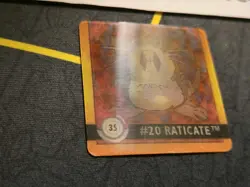 Artbox Pokemon Action Flipz Premier Edition #35 (Rattata & Raticate) LP*** - Image 2