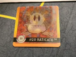 Artbox Pokemon Action Flipz Premier Edition #35 (Rattata & Raticate) LP*** - Image 3