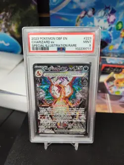 2023 Pokemon SV Obsidian Flames OBF EN Charizard ex #223/197 PSA 9 - Image 1