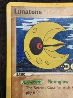 Pokemon TCG Lunatone EX Deoxys 36/107 Reverse Holo Stamped - Image 2
