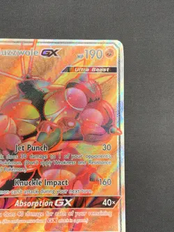 Pokemon TCG Buzzwole GX Holo Secret Rare 104/111 Crimson Invasion Lightly Played - Image 3