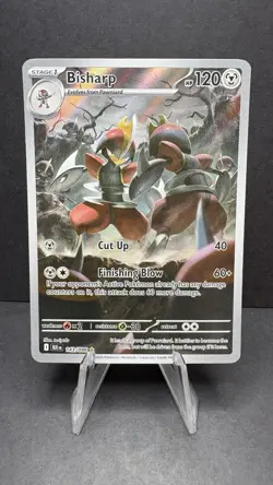 Pokemon TCG Scarlet & Violet Black Bolt Bisharp IR 143/086 Holofoil - Image 1