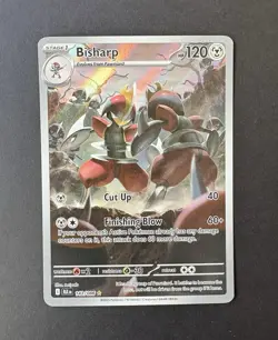 Pokemon TCG Scarlet & Violet Black Bolt Bisharp IR 143/086 Holofoil - Image 3