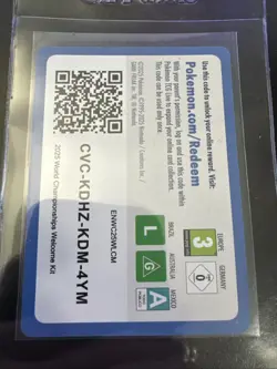 2025 Pokemon World Championship Paradise Resort SVP 225 Promo PTCGL Code Anaheim - Image 2