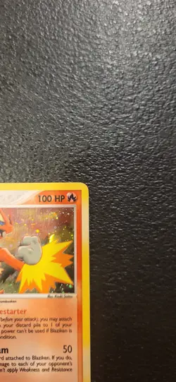 Blaziken 3/109 Ruby and Sapphire Holo Pokemon 2003 (MP) - Image 3