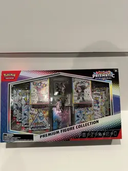 Pokemon TCG Prismatic Evolutions Premium Figure Collection Box Sealed New - Image 2
