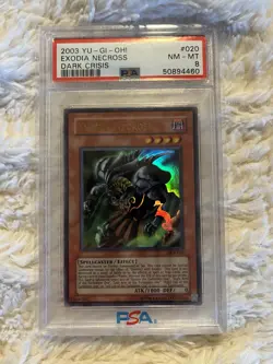 Yu-Gi-Oh! PSA 8 NM-MT Exodia Necross DCR-020 - Image 1