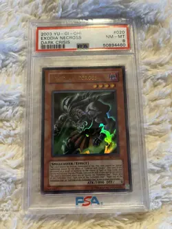 Yu-Gi-Oh! PSA 8 NM-MT Exodia Necross DCR-020 - Image 2