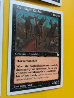 4 x Wei inc Night Raiders, Scout,Infanty Portal Three Kingdoms. MTG 4 Card - Image 4