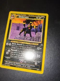 Carta Pokemon Card Umbreon 32/75 Eng Neo Discovery - Image 3