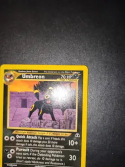 Carta Pokemon Card Umbreon 32/75 Eng Neo Discovery - Image 4