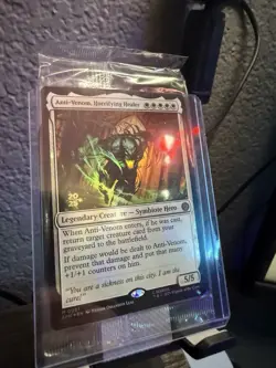 Pre- Release Anti-Venom, Horrifying Healer Marvel's Spider-Man Foil Still Sealed - Image 1
