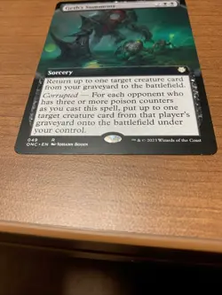 Geth's Summons (Extended Art) Commander: Phyrexia: All Will Be One Regular - Image 2