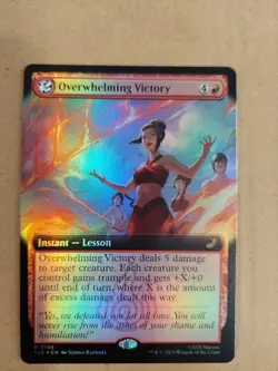 Overwhelming Victory (FOIL) x1 - MTG Avatar: The Last Airbender Eternal TLE #196 - Image 1